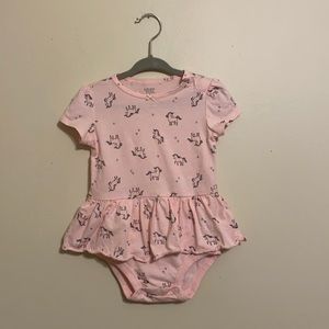 Just One You by Carter’s Unicorn Ruffle Onesie 18M